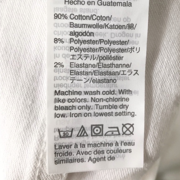 🆕 MADEWELL 10” High rise skinny white jeans - Picture 9 of 12